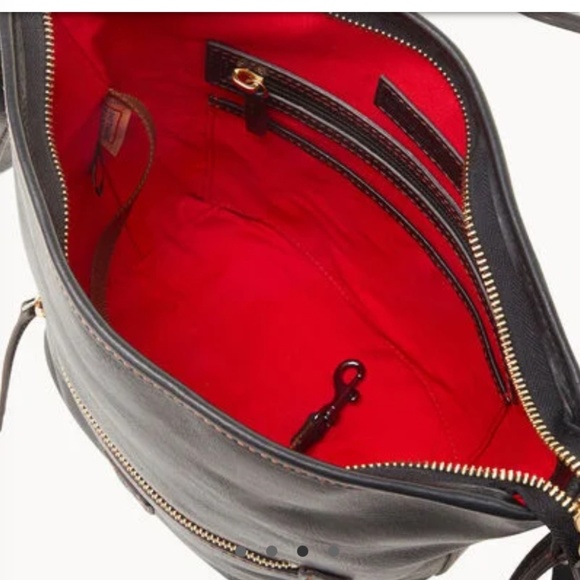 Dooney & Bourke Large Florentine Zip Sac - Picture 4 of 5